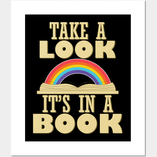 Take a Look, it's In a Book Retro Reading Rainbow Posters and Art